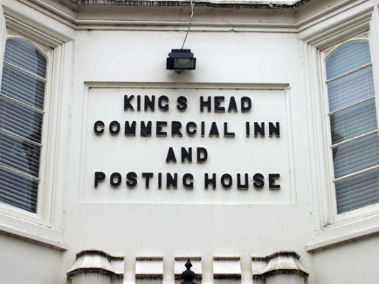 An old pub and post office: Louth.
